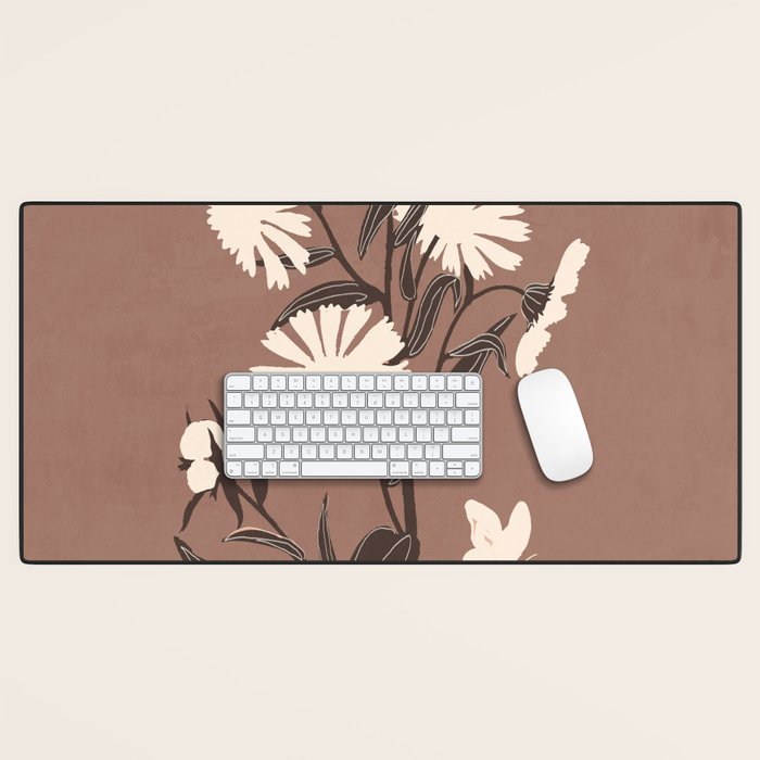 Abstract Flowers 16 Desk Mat Gallery Image 1