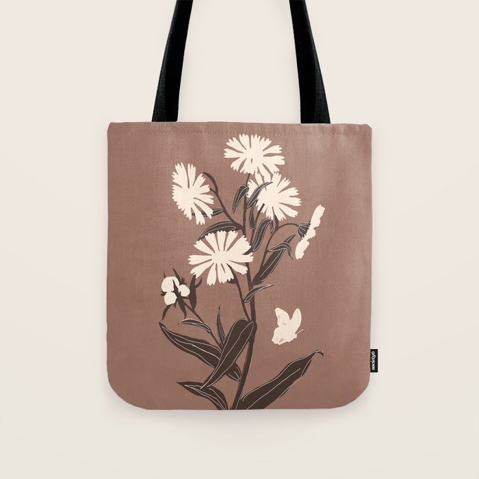 Abstract Flowers 16 Tote Bag Gallery Image 1