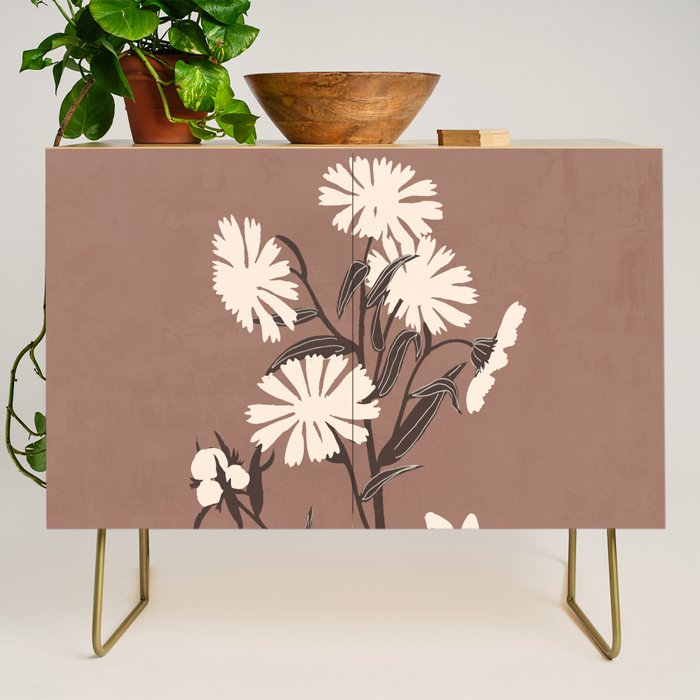 Abstract Flowers 16 Credenza Gallery Image 1