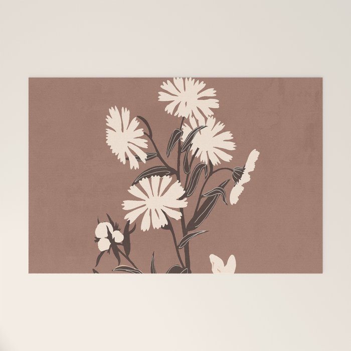 Abstract Flowers 16 Welcome Mat Gallery Image 1