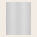 Ultra Fine Stripes Vertical Minimalist Pattern in Gray and White Poster Gallery Image 4