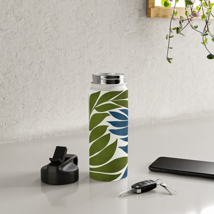 Deep Woods Botanical Painting Water Bottle Gallery Image 5