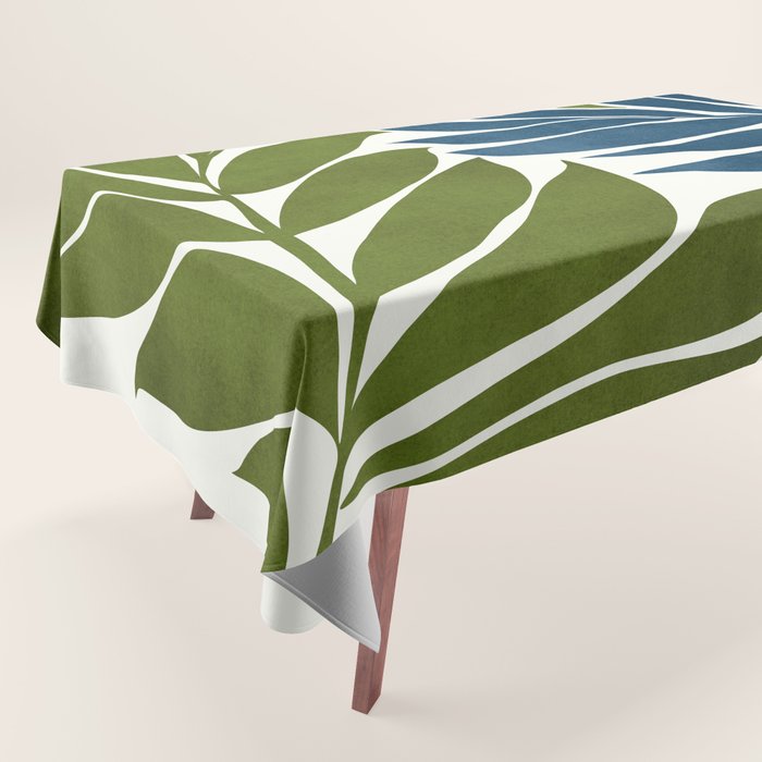 Deep Woods Botanical Painting Tablecloth Gallery Image 1