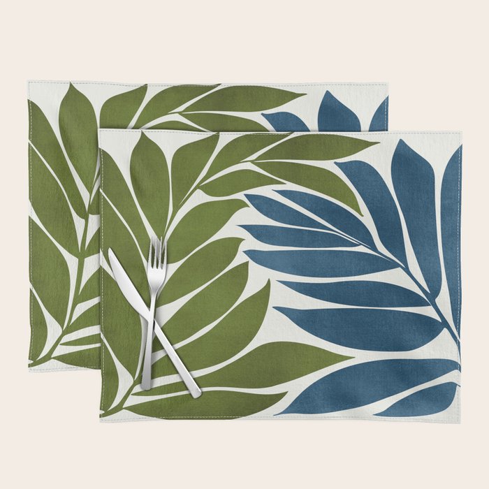 Deep Woods Botanical Painting Placemat Gallery Image 1