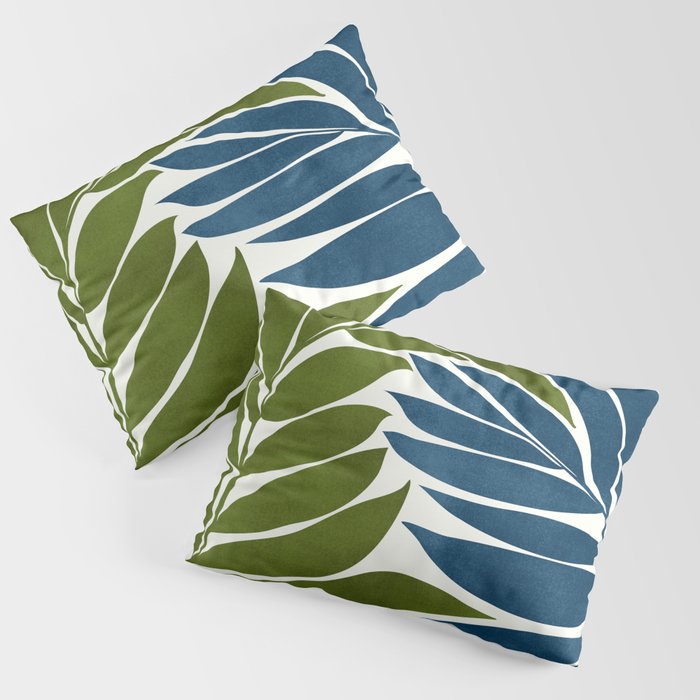 Deep Woods Botanical Painting Pillow Sham Gallery Image 1