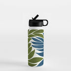 Deep Woods Botanical Painting Water Bottle Gallery Image 1