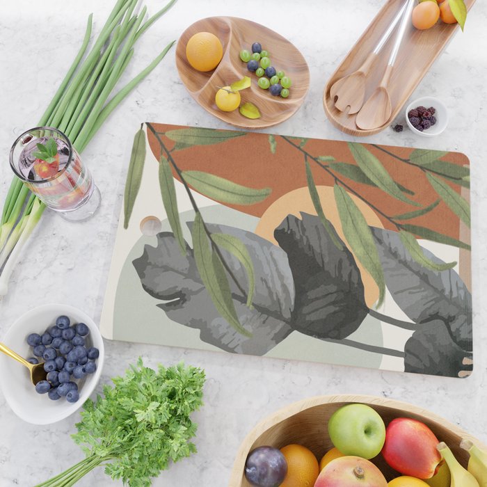 Sunset Flora 02 Cutting Board Gallery Image 2