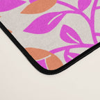 Tropical Blooms Pattern - Pink and Orange Desk Mat Gallery Image 4