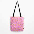 Tropical Blooms Pattern - Pink and Orange Tote Bag Gallery Image 2