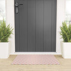 Crisscross (Pink) Welcome Mat Gallery Image 3