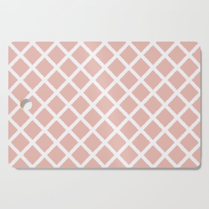 Crisscross (Pink) Cutting Board Gallery Image 1
