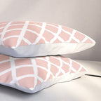 Crisscross (Pink) Pillow Sham Gallery Image 3