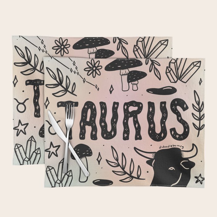 Celestial Taurus Placemat Gallery Image 1