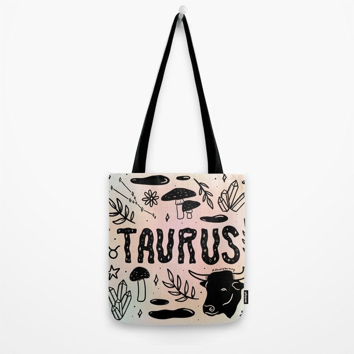 Celestial Taurus Tote Bag Gallery Image 2