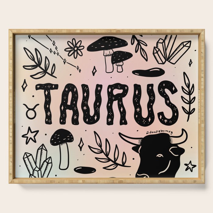Celestial Taurus Serving Tray Gallery Image 1