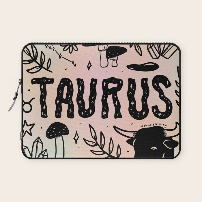 Celestial Taurus Laptop Sleeve Gallery Image 1
