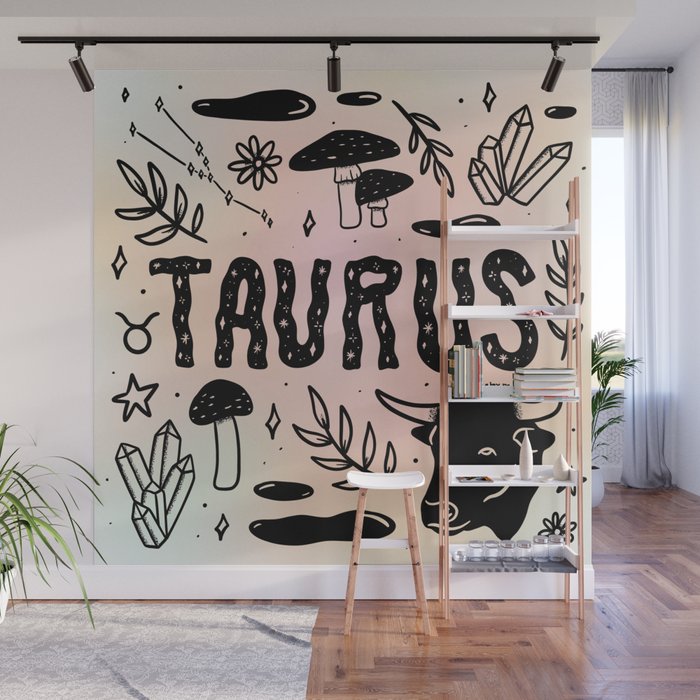 Celestial Taurus Wall Mural Gallery Image 1