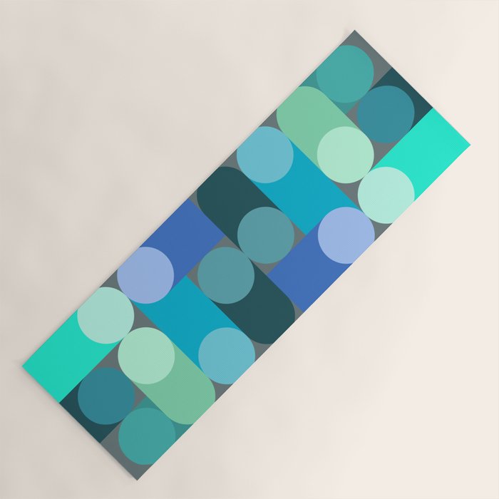 Modern Geometric 87C Yoga Mat Gallery Image 1
