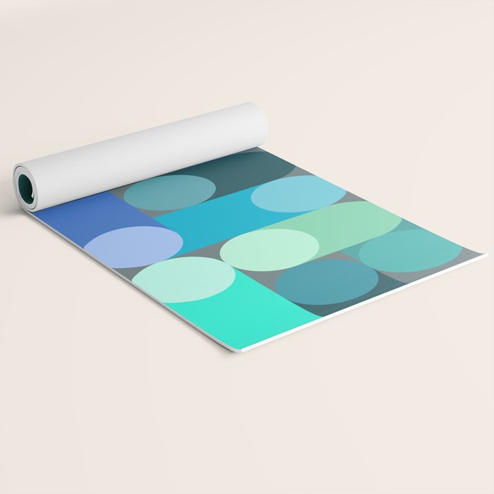 Modern Geometric 87C Yoga Mat Gallery Image 2