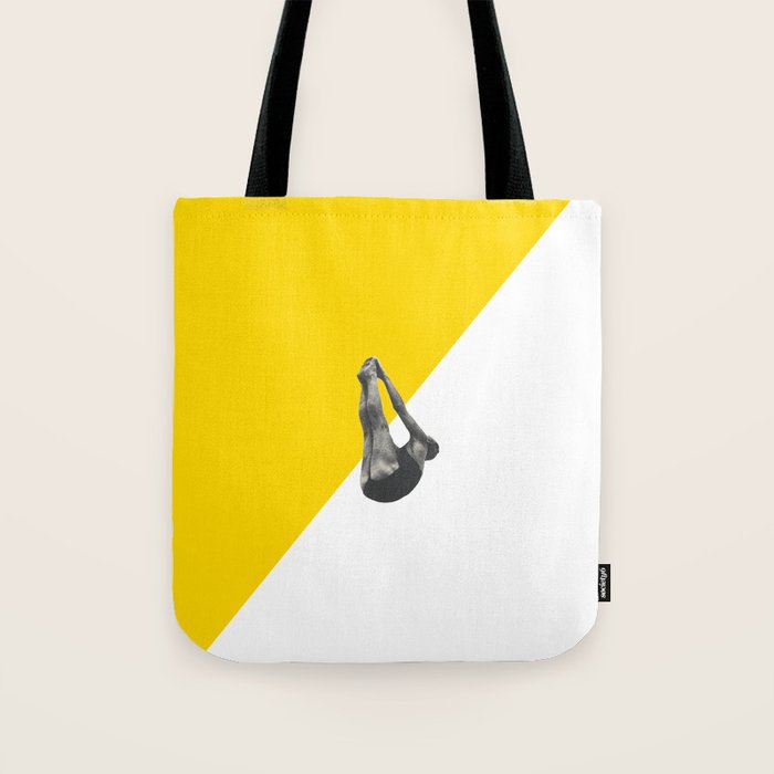 Diver (yellow) Tote Bag Gallery Image 1