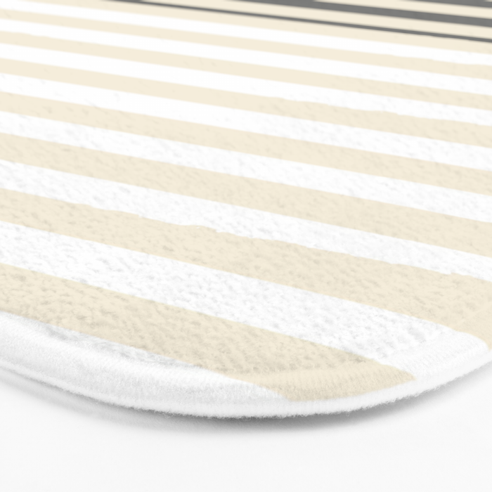 Linear Harmony - Pastel Brush Line  Bath Mat Gallery Image 3