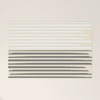 Linear Harmony - Pastel Brush Line  Welcome Mat Gallery Image 1