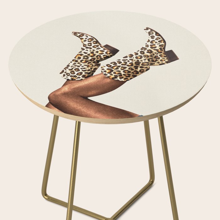 These Boots - Leopard Print II Side Table Gallery Image 2