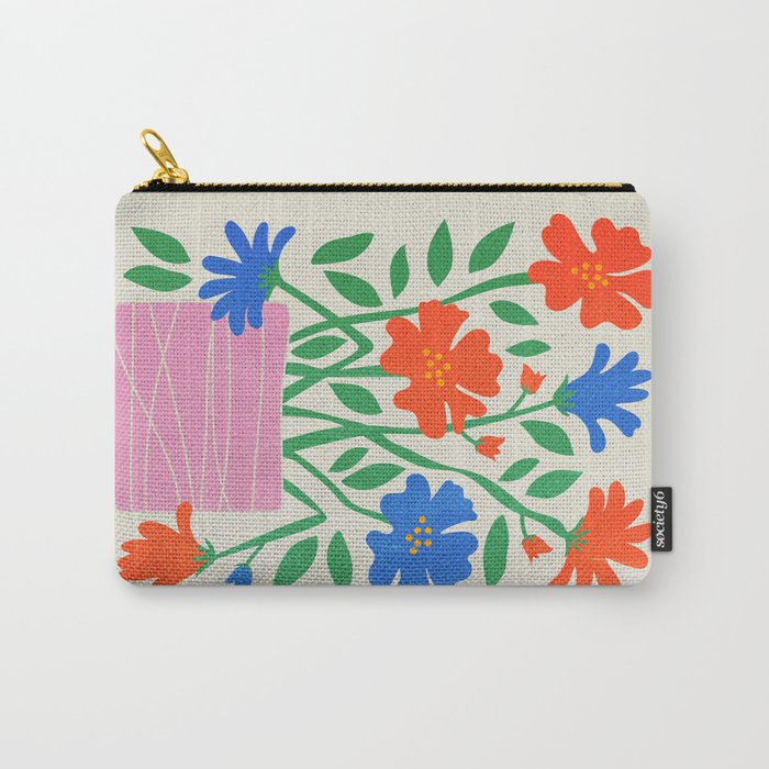 Flower Market 01: London Carry All Pouch Gallery Image 1