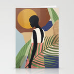Tropical Girl 2 Stationery Card Gallery Image 2