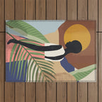Tropical Girl 2 Outdoor Rug Gallery Image 1