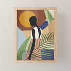 Tropical Girl 2 Mini Art Print Gallery Image 1