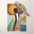 Tropical Girl 2 Wrapping Paper Gallery Image 1