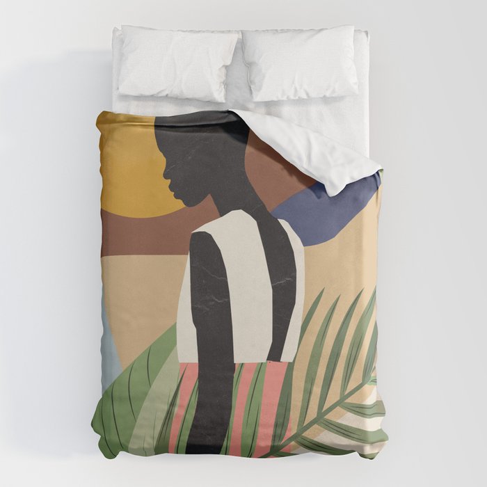 Tropical Girl 2 Duvet Cover Gallery Image 1