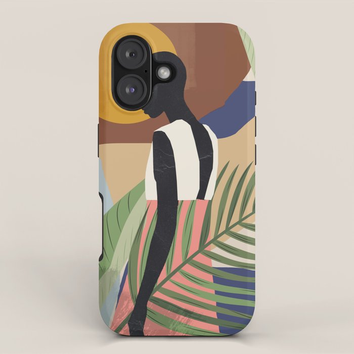 Tropical Girl 2 iPhone Case Gallery Image 1