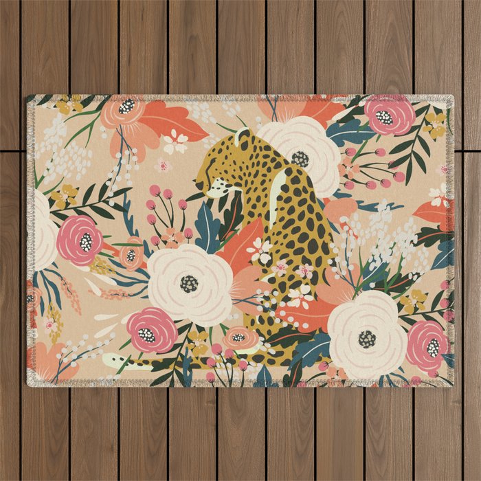 Simba Cheetah Prints Outdoor Rug Gallery Image 1