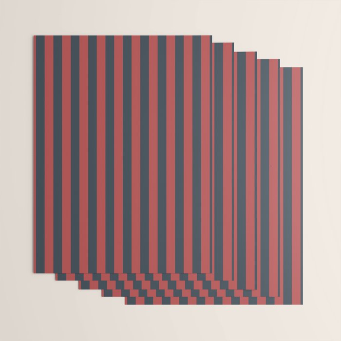 Stratified Sea Stripes Wrapping Paper Gallery Image 3
