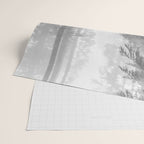 Redwood Forest Adventure Black and White - Nature Photography Wrapping Paper Gallery Image 2