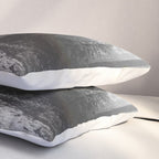Redwood Forest Adventure Black and White - Nature Photography Pillow Sham Gallery Image 3