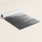 Redwood Forest Adventure Black and White - Nature Photography Yoga Mat Gallery Image 2
