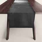 Redwood Forest Adventure Black and White - Nature Photography Table Runner Gallery Image 1