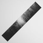 Redwood Forest Adventure Black and White - Nature Photography Table Runner Gallery Image 3