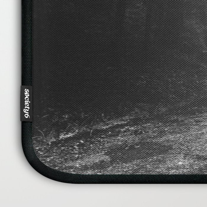 Redwood Forest Adventure Black and White - Nature Photography Laptop Sleeve Gallery Image 3