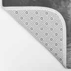 Redwood Forest Adventure Black and White - Nature Photography Bath Mat Gallery Image 2