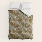 Mushrooms in moon forest G Duvet Cover Gallery Image 6
