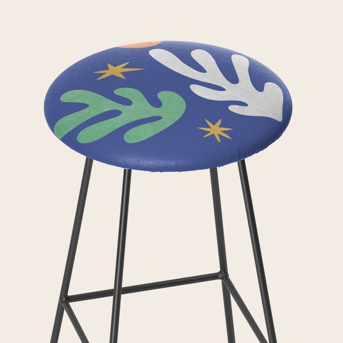 Inspired by Matisse - Seagrass and Sun 1-2  Stool Gallery Image 2