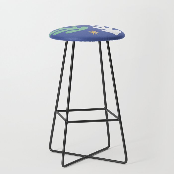 Inspired by Matisse - Seagrass and Sun 1-2  Stool Gallery Image 1