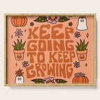 Keep Going to Keep Growing Serving Tray Gallery Image 1