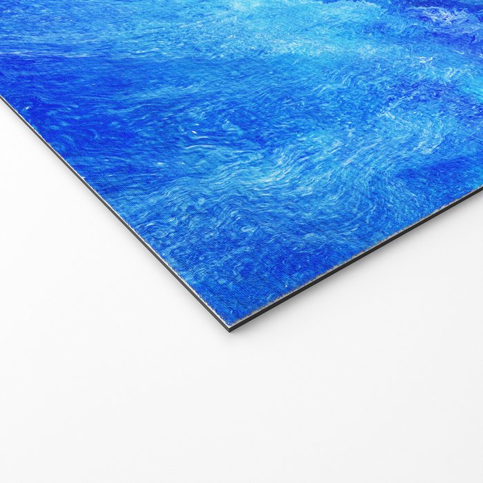 ocean blue abstract waterworld Welcome Mat Gallery Image 2