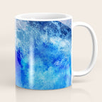 ocean blue abstract waterworld Coffee Mug Gallery Image 1