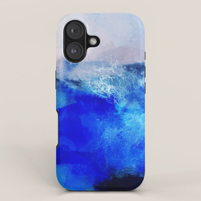ocean blue abstract waterworld iPhone Case Gallery Image 1